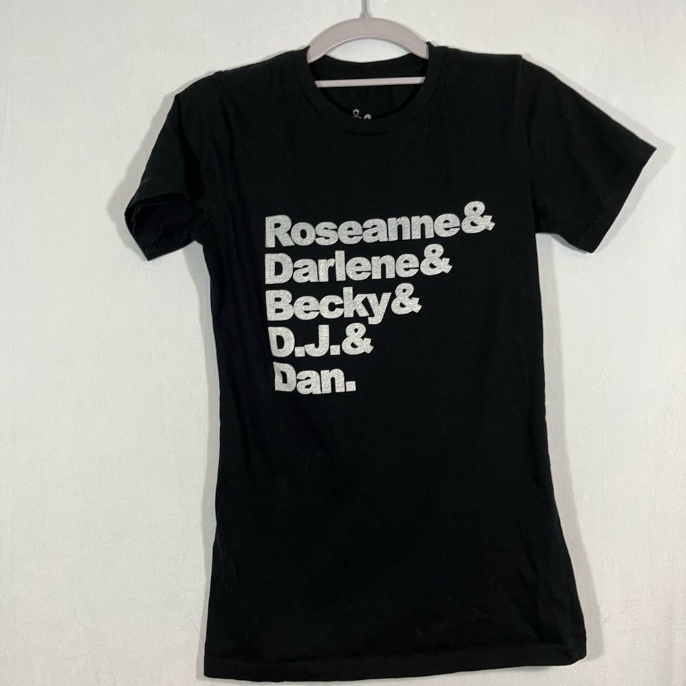 Roseanne & Darlene & Becky & DJ & Dan short  sleeve t shirt